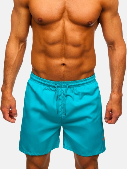 Herr Badbyxor Blå Bolf QD29