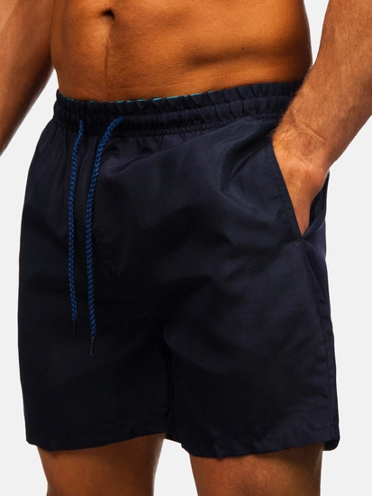 Herr Badbyxor Marinblå Bolf QD35