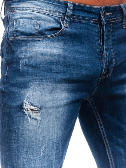 Herr Jeans Regular Fit Marinblå Bolf MP002B