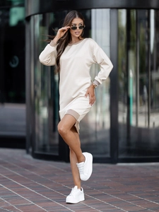 Dam sportig klänning smör Beige Bolf 524