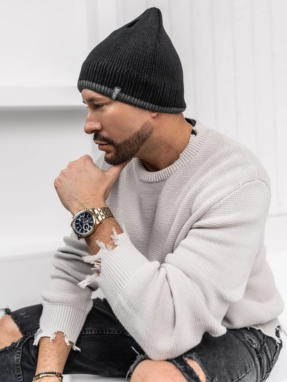 Herr Varm vintermössa Svart Bolf 387056