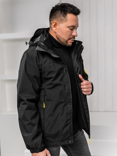 Herr Vinterjacka med foder Svart Bolf 5M3263A1