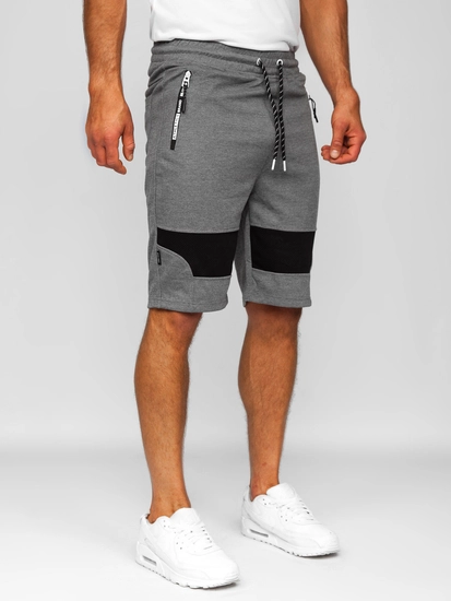 Herr Mjukisshorts Grå-Vit Bolf Q3877