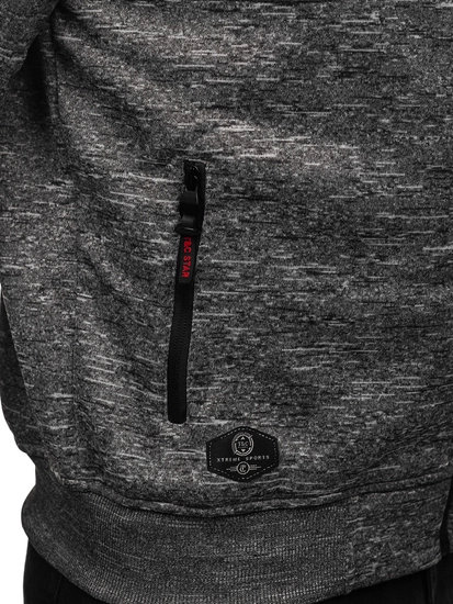 Herr Varm Huvtröja Grå Bolf TC1307