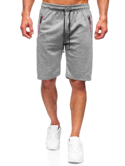 Herr Mjukisshorts Grå Bolf JX131