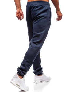 Herr Sweatpants Marinblå Bolf XW01