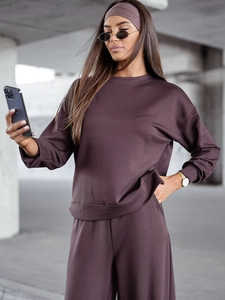 Dam 2-delad Träningsoverall och smör Choklad Bolf 821111