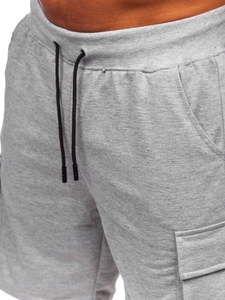 Herr Cargo-shorts Grå Bolf 8K1505