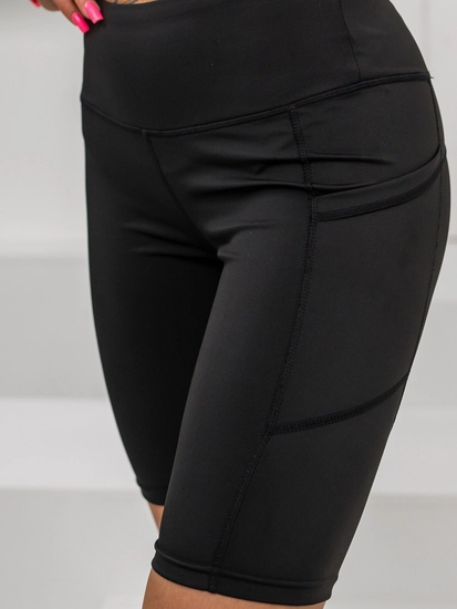 Dam Leggings Shorts Svart Bolf XY24003S