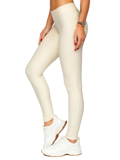 Dam Push Up Leggings Ecru Bolf J50718