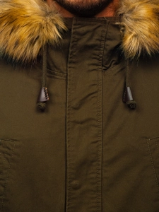 Herr Vinterparkas Grön Bolf 5284