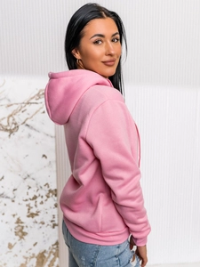 Dam Sweatshirt med känguruficka Rosa Bolf W02A1