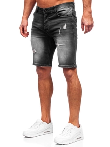 Herr Jeansshorts Svart Bolf MP0061N