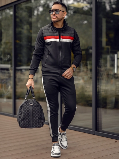 Herr Träningsoverall Svart Bolf 3A166