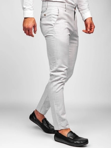 Herr Chinos i bomull Beige Bolf 0015