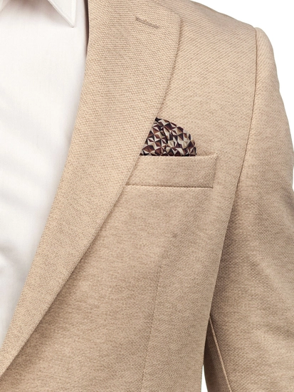 Herr Casual Kavaj Beige Bolf 24401