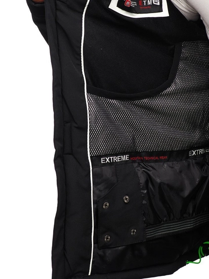 Herr Vinter Skidjacka Svart-Grön Bolf 1910