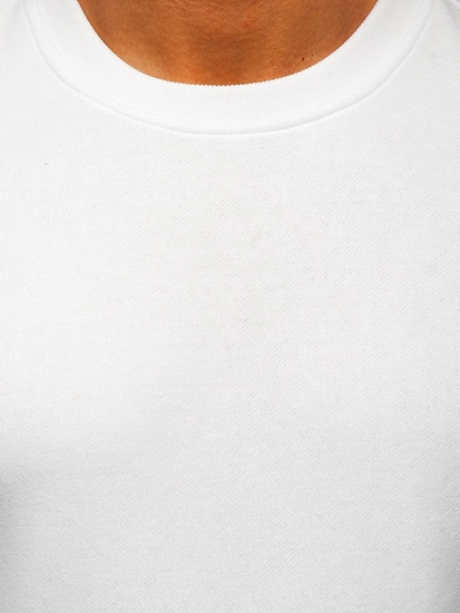 Herr Sweatshirt Vit Bolf 2001