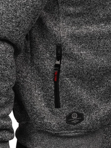 Herr Lättviktsjacka med huva Antracitgrå Bolf TC1217