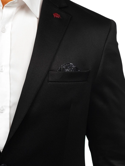 Herr Elegant Kavaj Svart Bolf 022