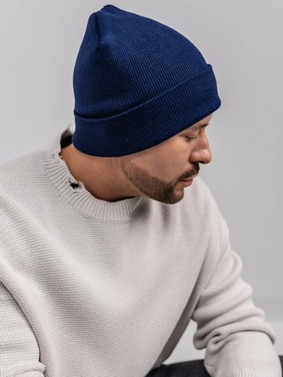 Herr Varm vinterbeanie Marinblå YW09004M