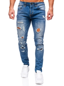 Herr Jeans Slim Fit Marinblå Bolf MP0086BS