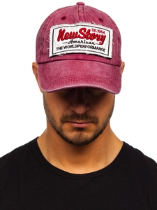 Snapback Keps Vinröd Bolf CZ59