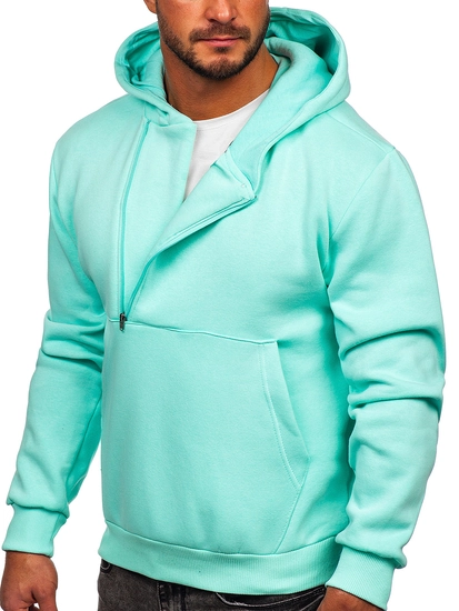 Herr Tjock Huvtröja Mint Bolf 02