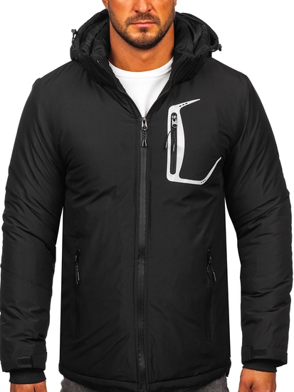 Herr Vinterjacka Svart Bolf HKK2025