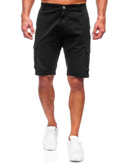 Herr Cargoshorts Svart Bolf J707