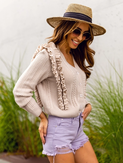 Dam Jeansshorts Violett Bolf A63