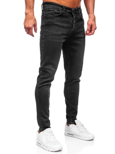 Herr Jeans Slim Fit Svart Bolf 6131