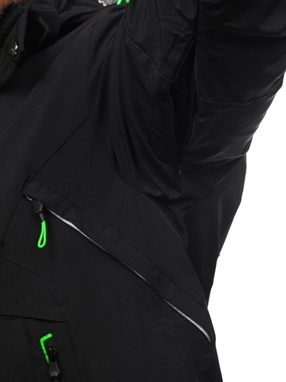 Herr Vinter Skidjacka Svart-Grön Bolf 1910