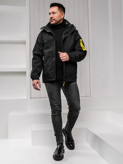 Herr Vinterjacka med foder Svart Bolf 5M3263A1