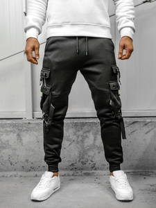 Herr Cargo-joggers Svart Bolf HSS015A