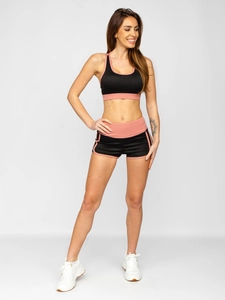 Dam 2-delad Träningsoverall Svart-Rosa Bolf XL011A1