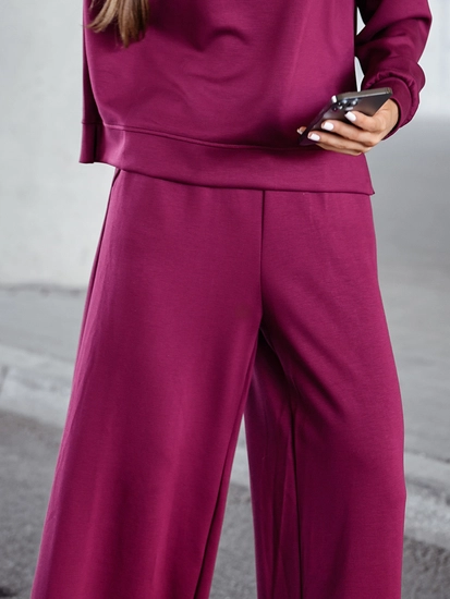 Dam 2-delad Träningsoverall och smör Vinröd Bolf 821111