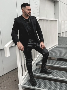 Herr Elegant Kavaj Svart Bolf 1652A