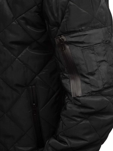 Herr Övergångsjacka Bomber Svart Bolf AK76-A