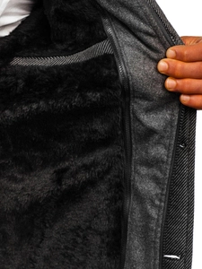 Herr Vinterrock Grå Bolf 88805