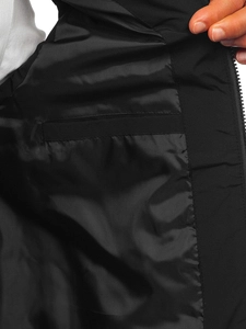 Herr Quiltad Väst Svart Bolf 31M5062