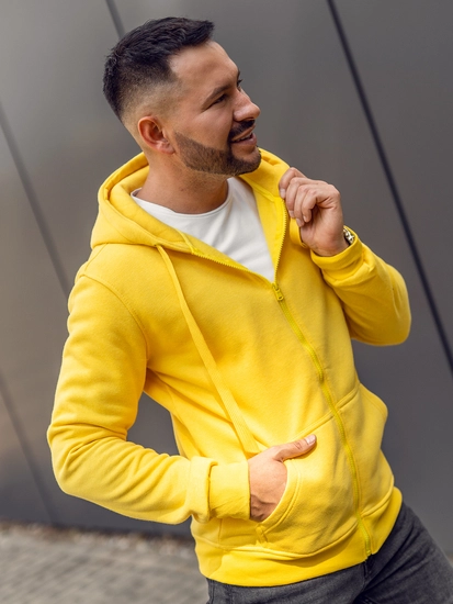 Herr Huvtröja Gul Bolf 2008A