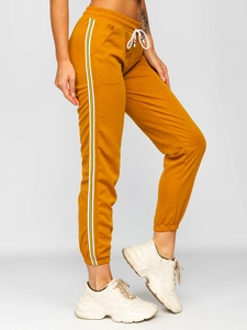 Dam Sweatpants Kamelfärgad Bolf YW01020B