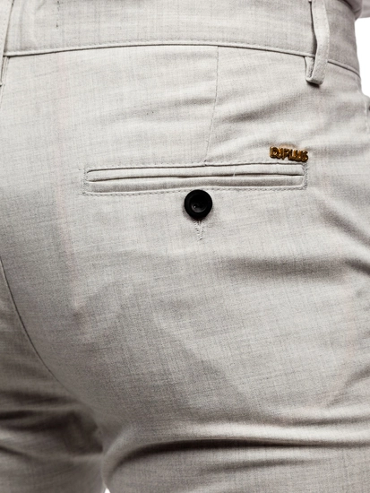 Herr Chinos i bomull Beige Bolf 0015