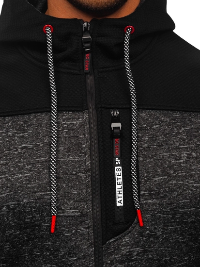 Herr Varm Huvtröja Grafitgrå Bolf TC1310