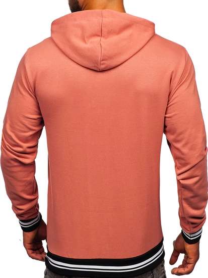 Herr Huvtröja Laxfärgad Bolf 145369