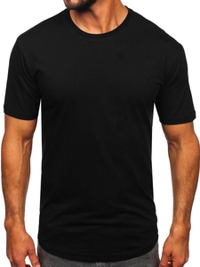 Herr Lång Basic T-shirt Svart Bolf 14290