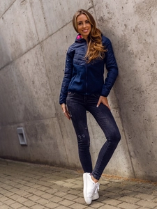 Dam Lättviktsjacka Marinblå Bolf KSW4005A