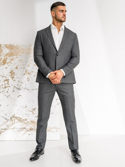Herr Kostym Grafitgrå Bolf 03