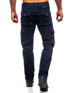 Herr Cargobyxor med Bälte Marinblå Bolf 1672